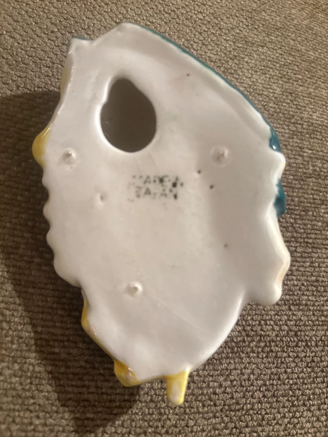 Vintage Ceramic Face Wall Plaque Made in Japan - photo 2