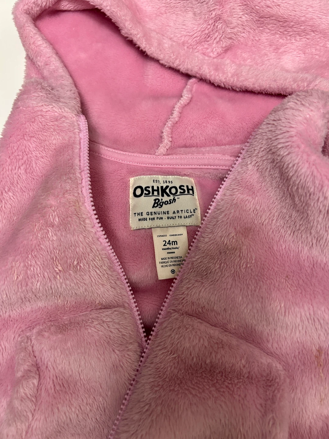 OshKosh B'gosh Pink Fleece Tracksuit - 24 Months - photo 2