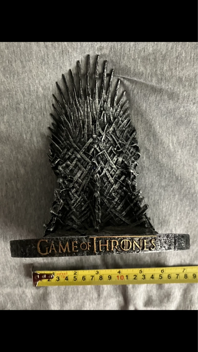 Game of Thrones Iron Throne Replica Resin Figurine Stand🩶✨ - photo 3