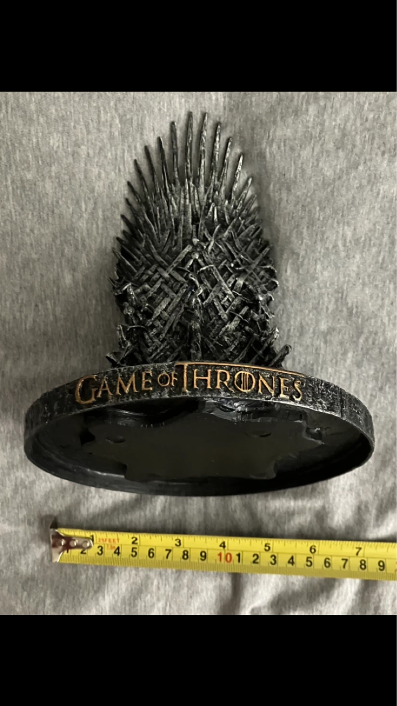 Game of Thrones Iron Throne Replica Resin Figurine Stand🩶✨ - photo 2