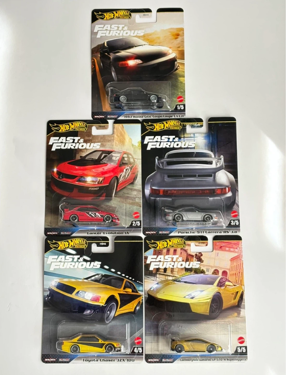 Hot Wheels Fast & Furious Set