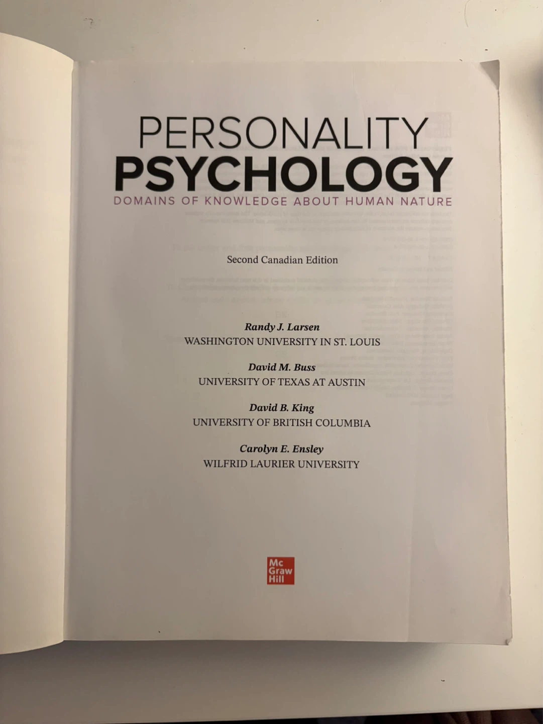 Personality Psychology Textbook - UBC PSYC 305 - photo 3