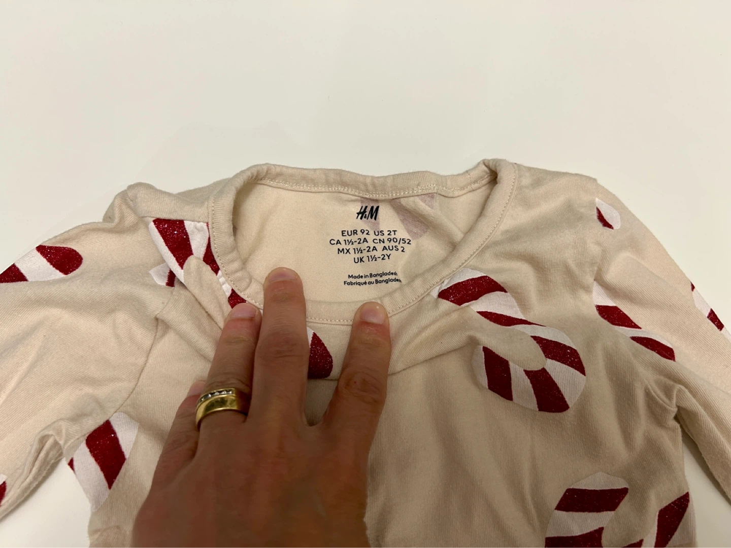 H&M Candy Cane Dress 2T - photo 2