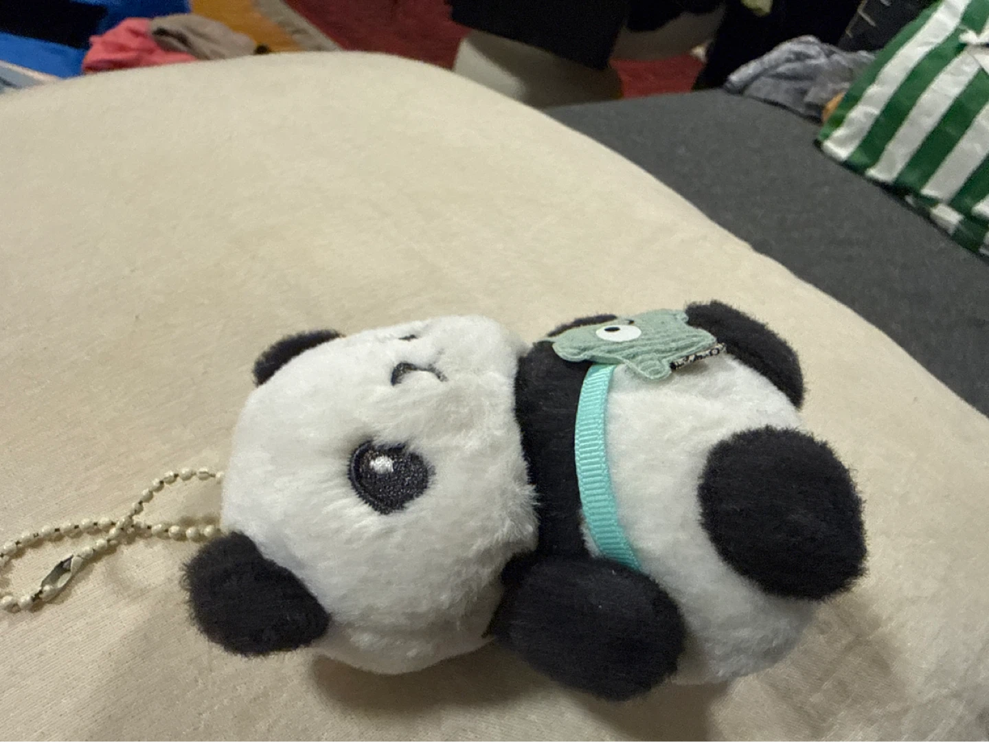 Plush Panda Keychain Charm