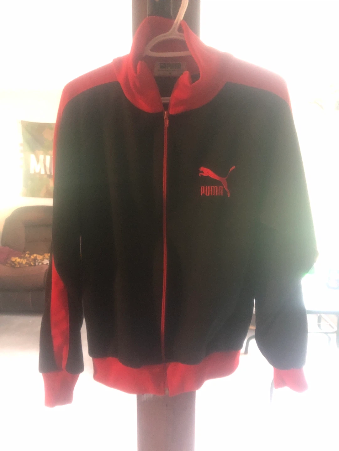 Puma Track Jacket - Black and Red - photo 2
