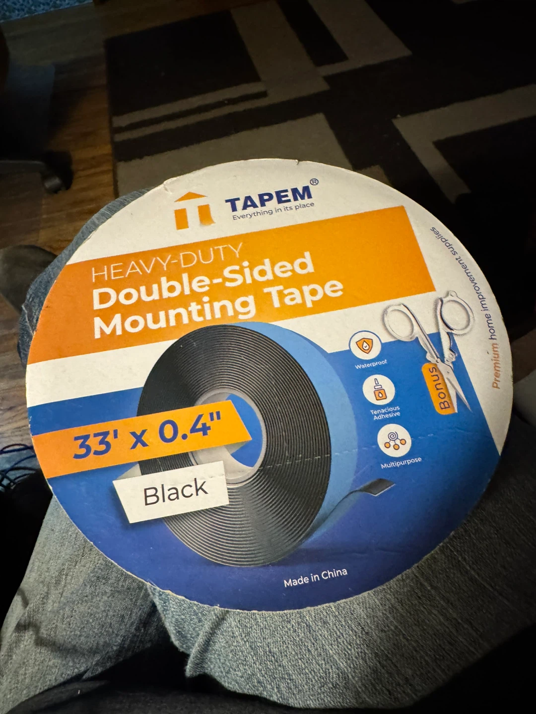 Tapem  heavy duty double sided mounting bc mm
