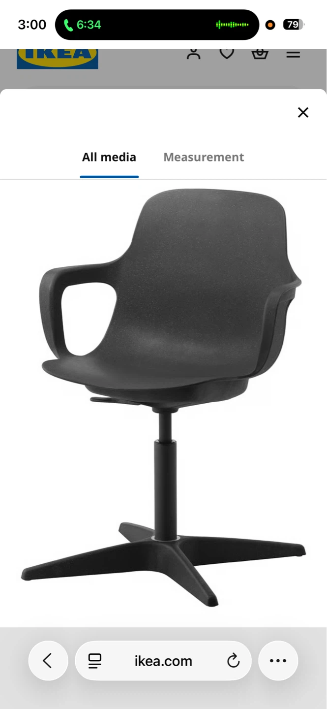 IKEA ODGER Swivel Chair - photo 4