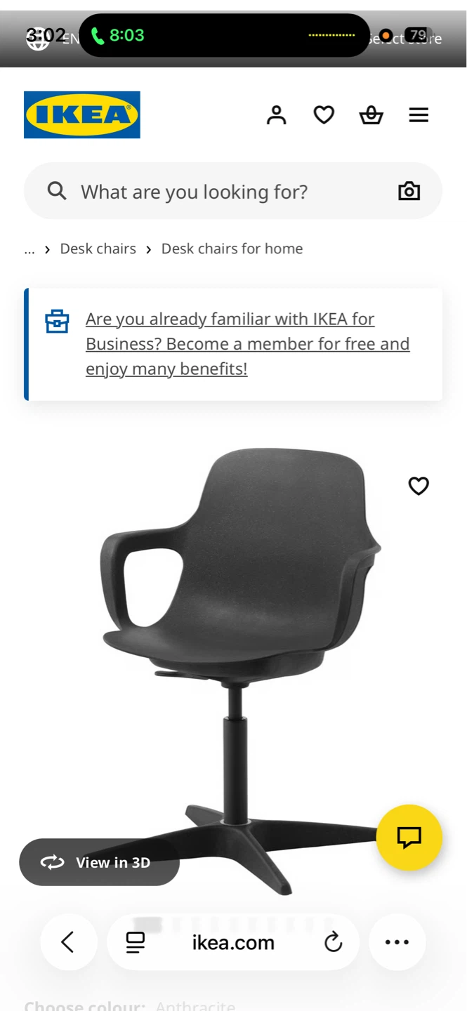 IKEA ODGER Swivel Chair - photo 5