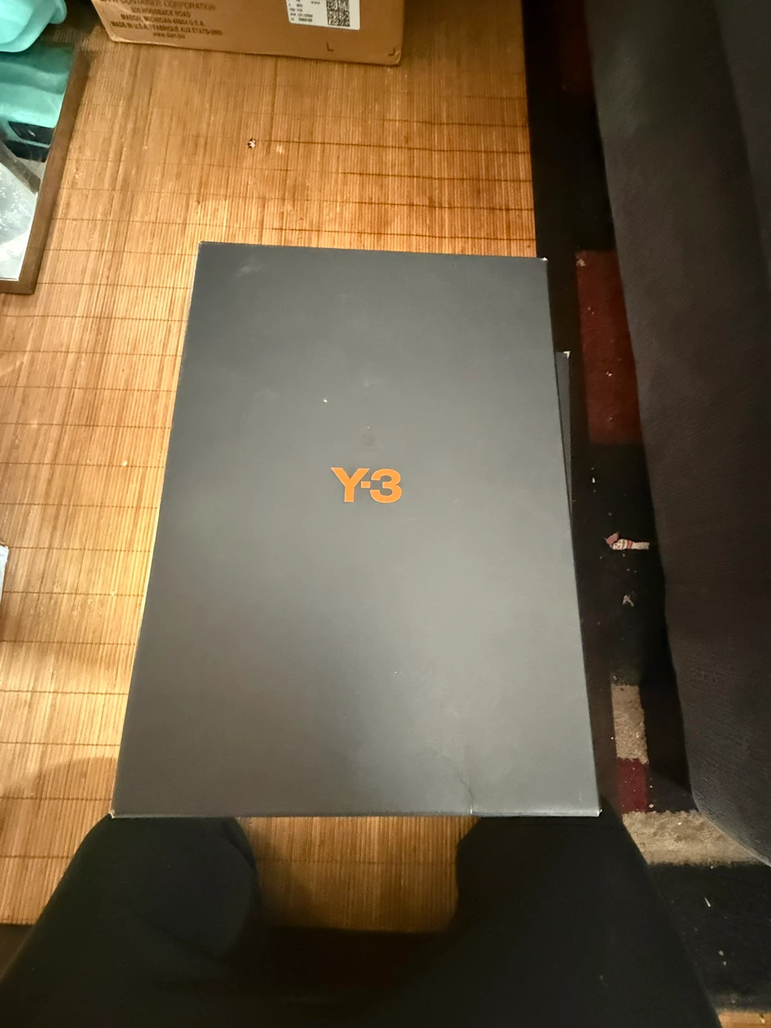 Y-3 Yohji Yamamoto Black Red Sneaker Shoes - photo 4