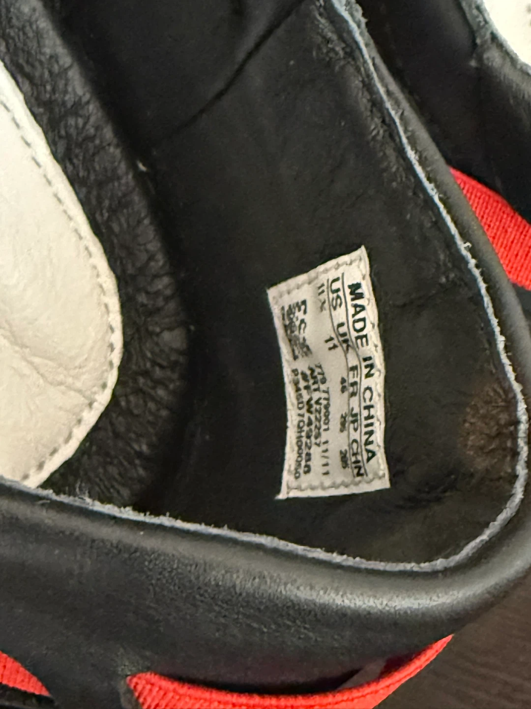 Y-3 Yohji Yamamoto Black Red Sneaker Shoes - photo 5