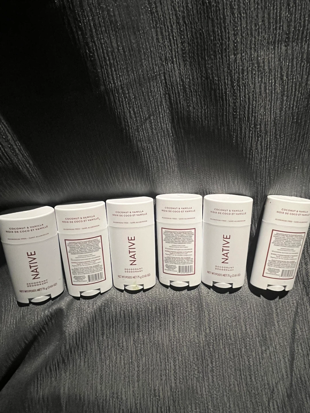 Native Coconut & Vanilla Deodorant (6 Pack)