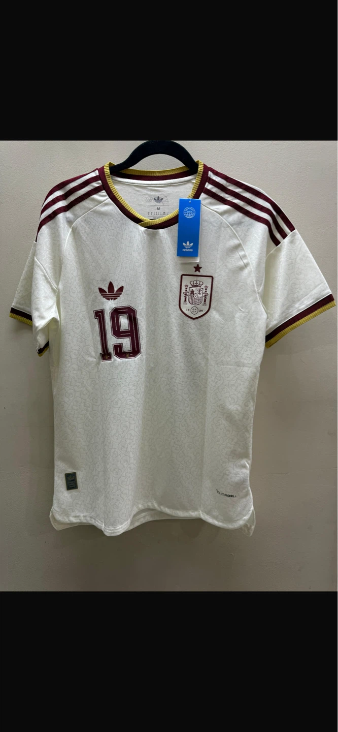 Adidas Spain Lamine Yamal #19 Soccer Jersey
