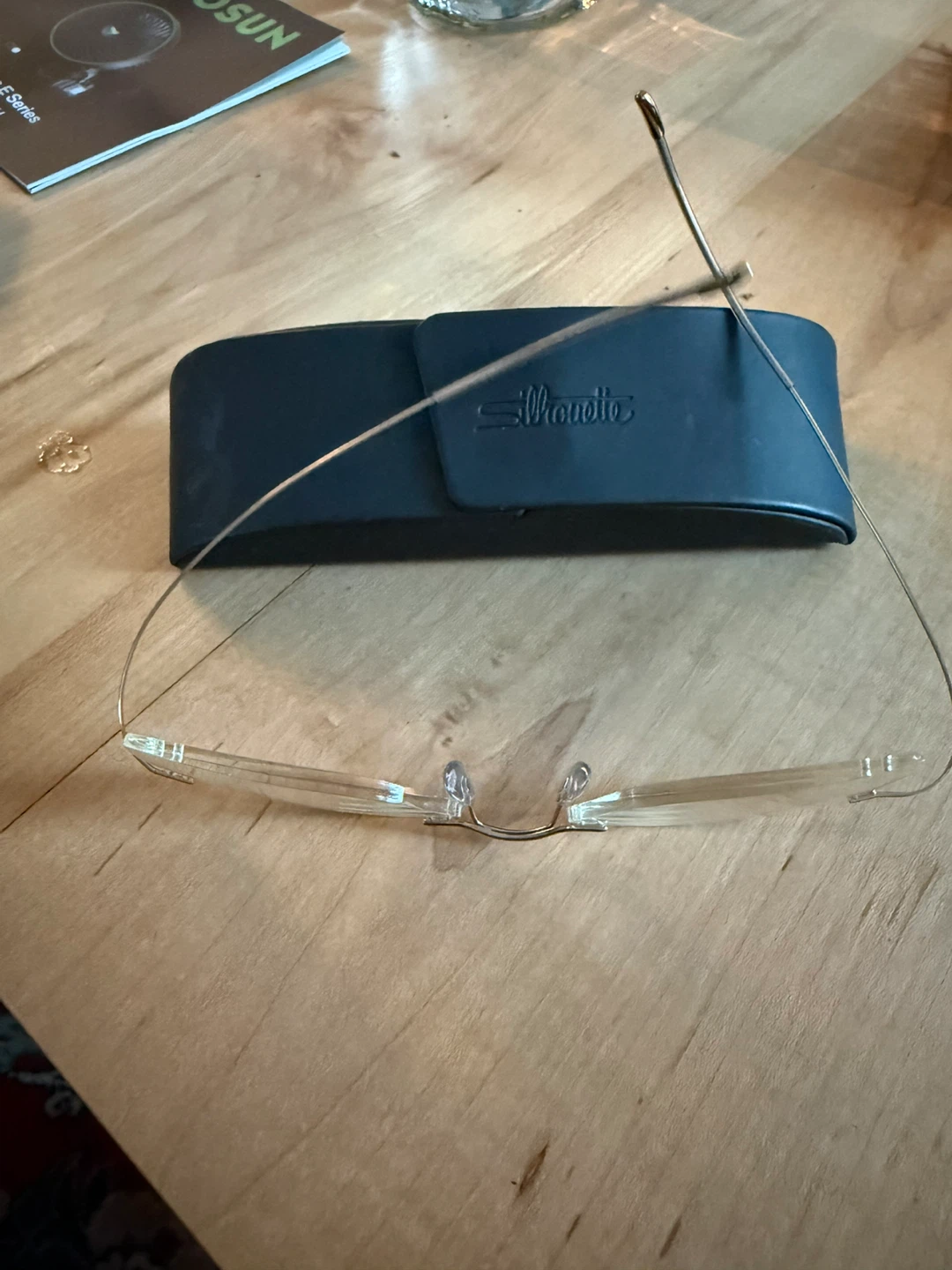 Silhouette Rimless Eyeglasses with Case - photo 2