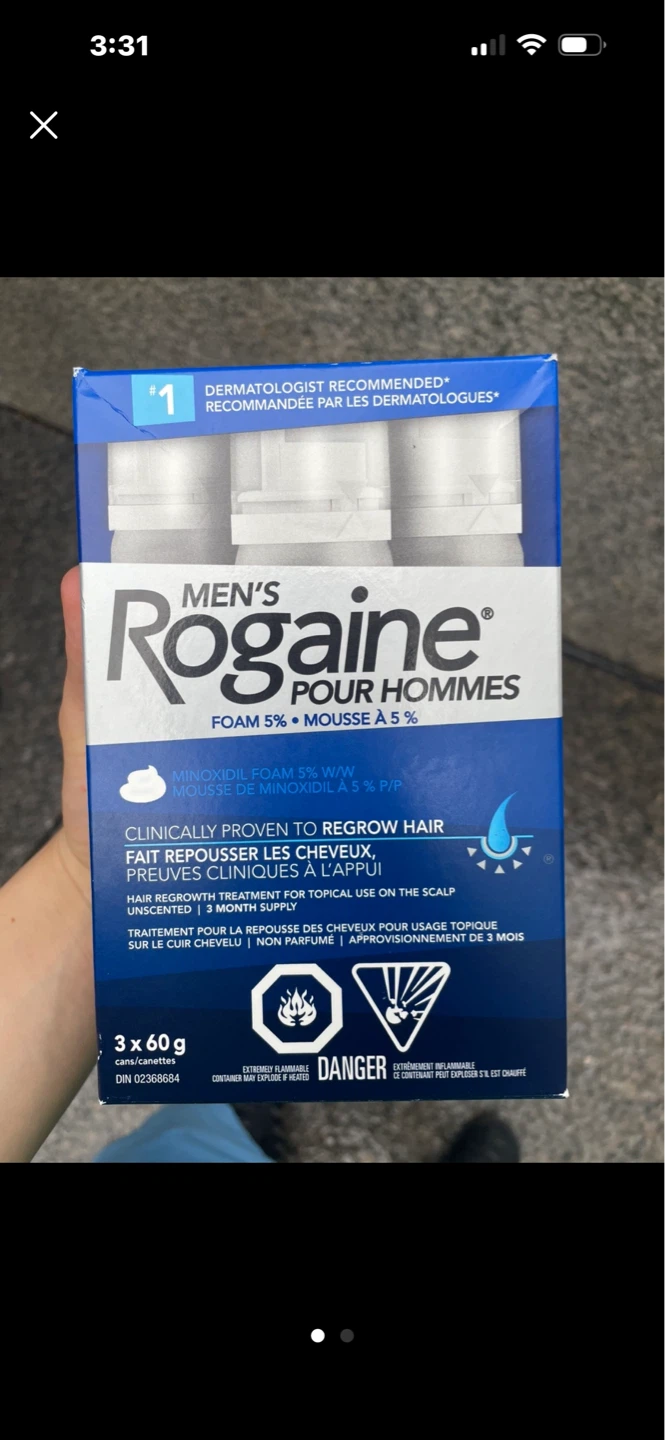 Men's Rogaine Hair Regrowth Treatment Foam - 5%