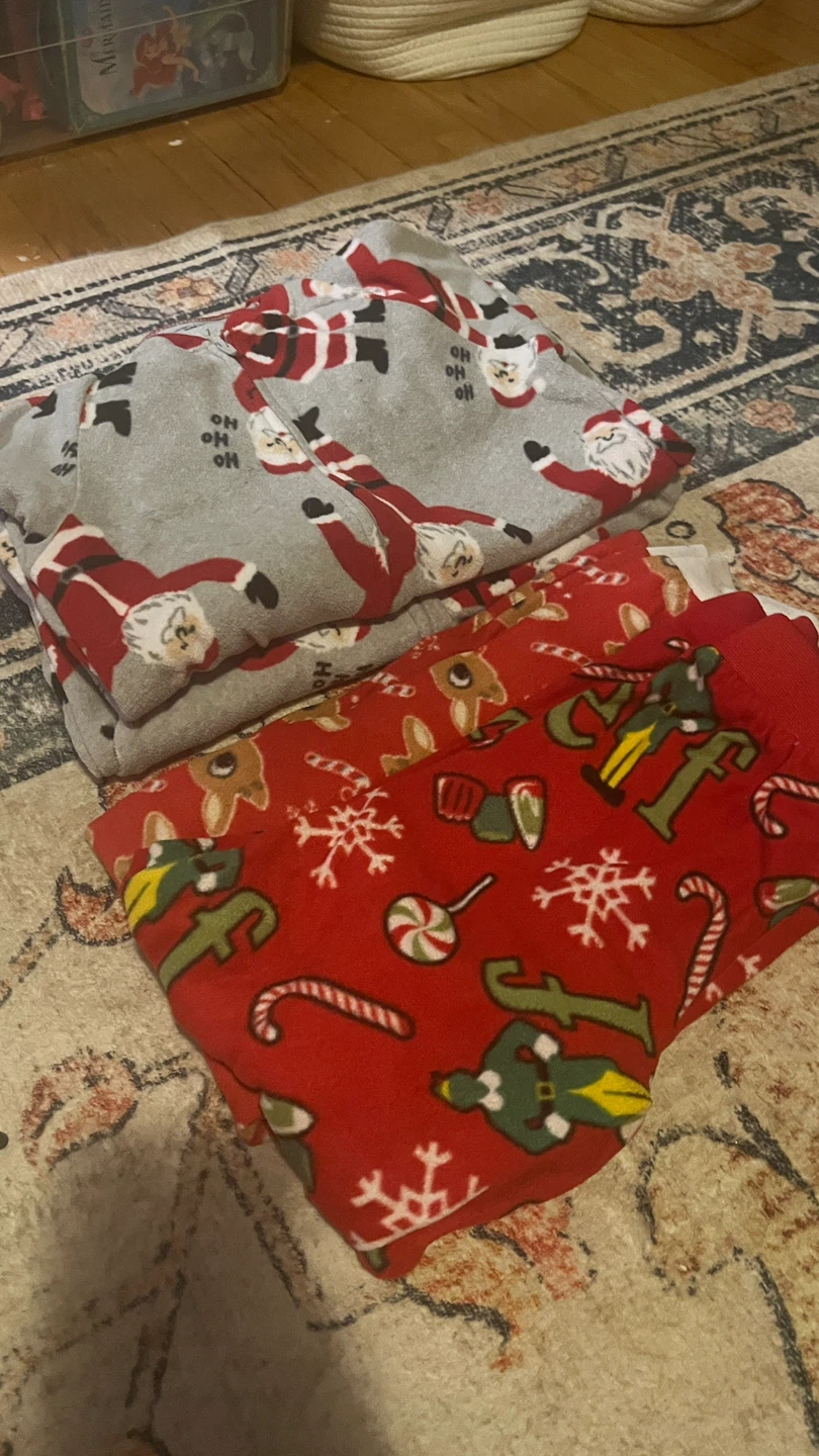 Christmas Fleece Pajamas - Size 7