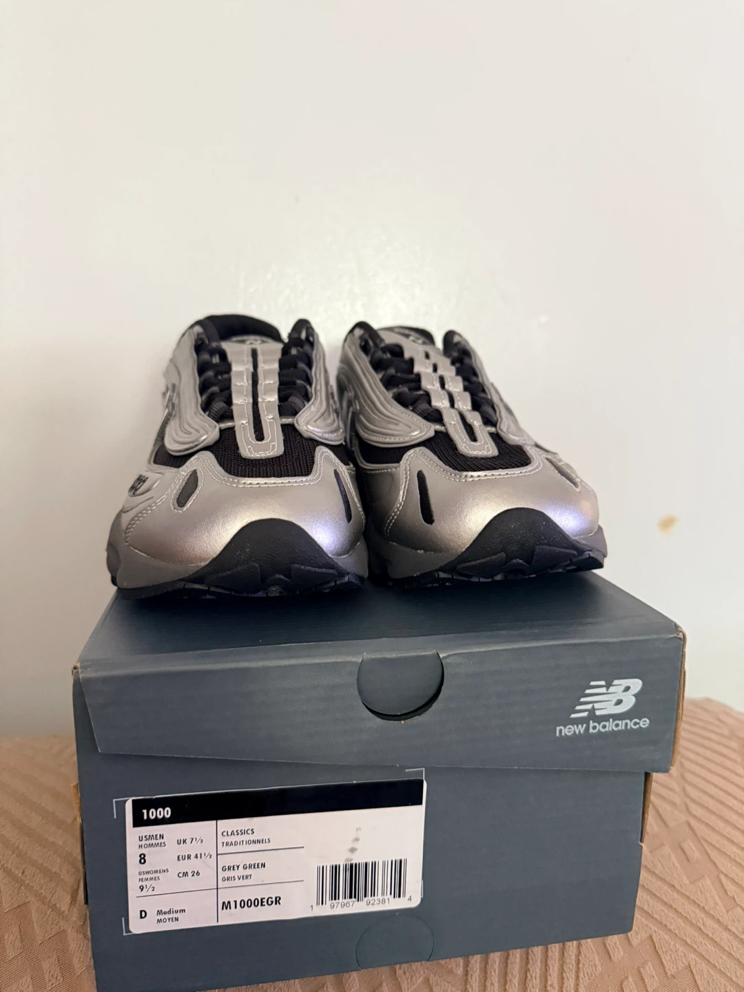 New Balance 1000 Grey Green Men's Running Shoes Size 8 - photo 3