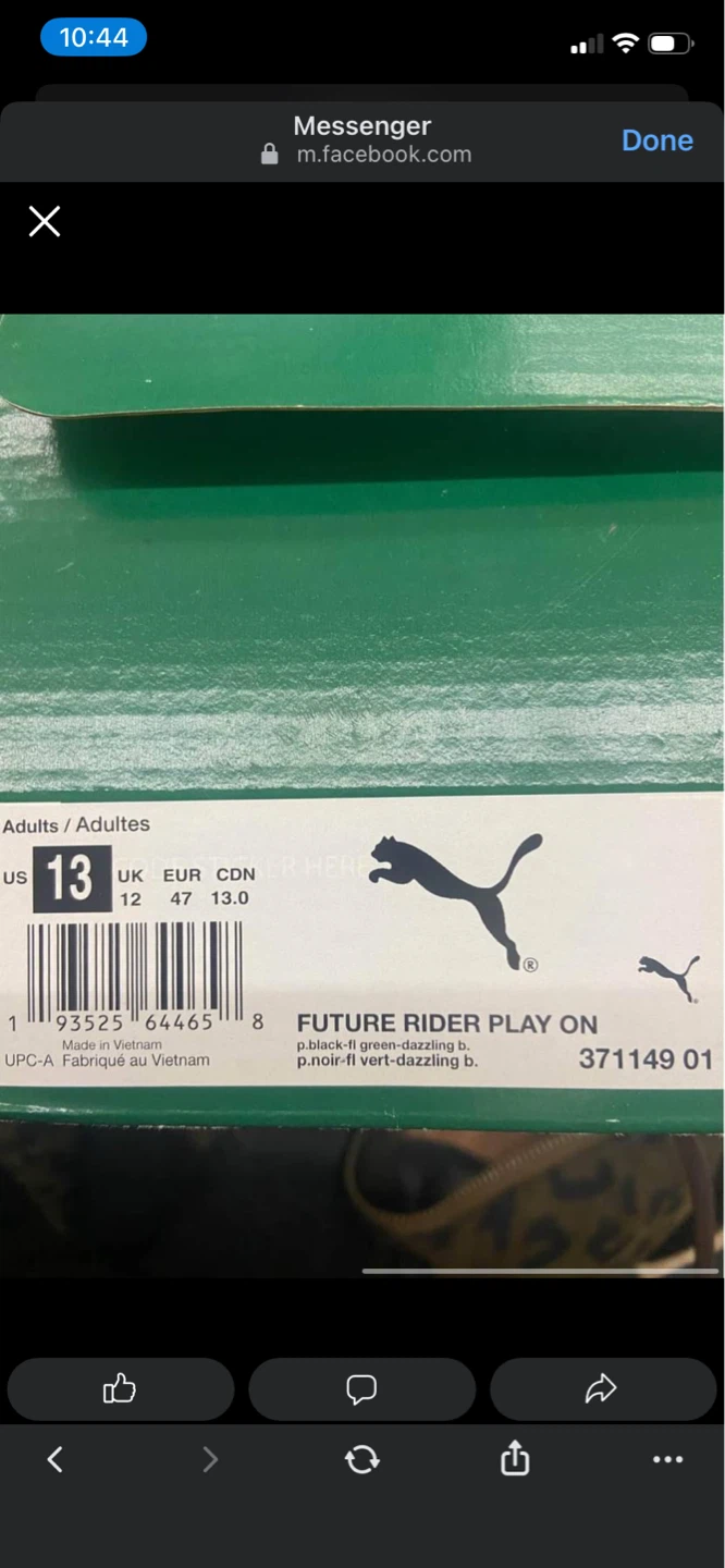 Puma Future Rider Play On Sneakers - Size 13 - photo 2