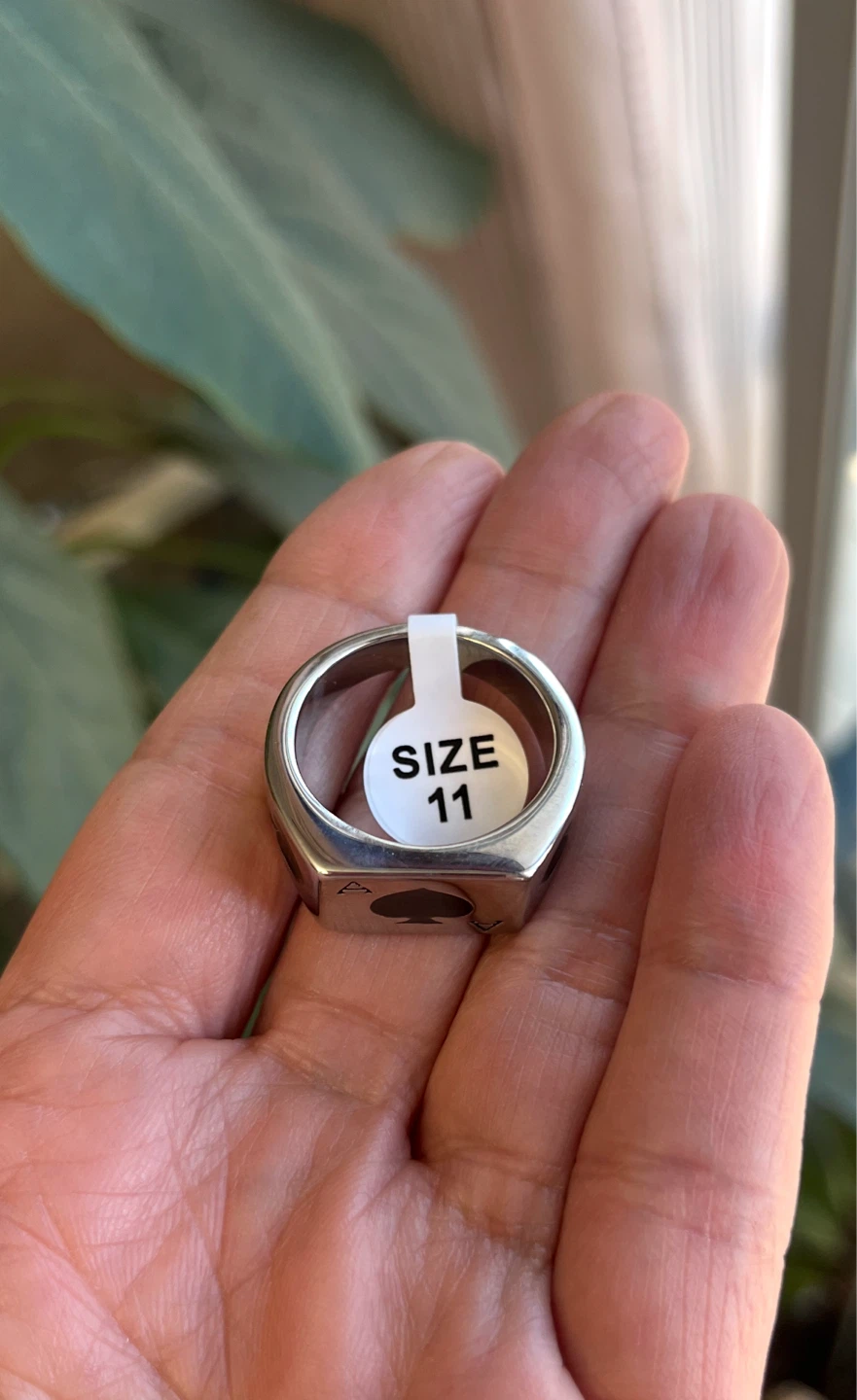 Ace of Spades Ring Size 11 Stainless steel - photo 3