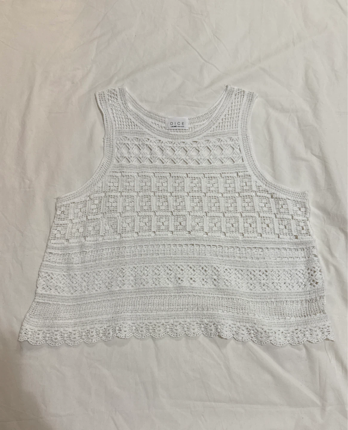 Lacy Crochet Tank Top