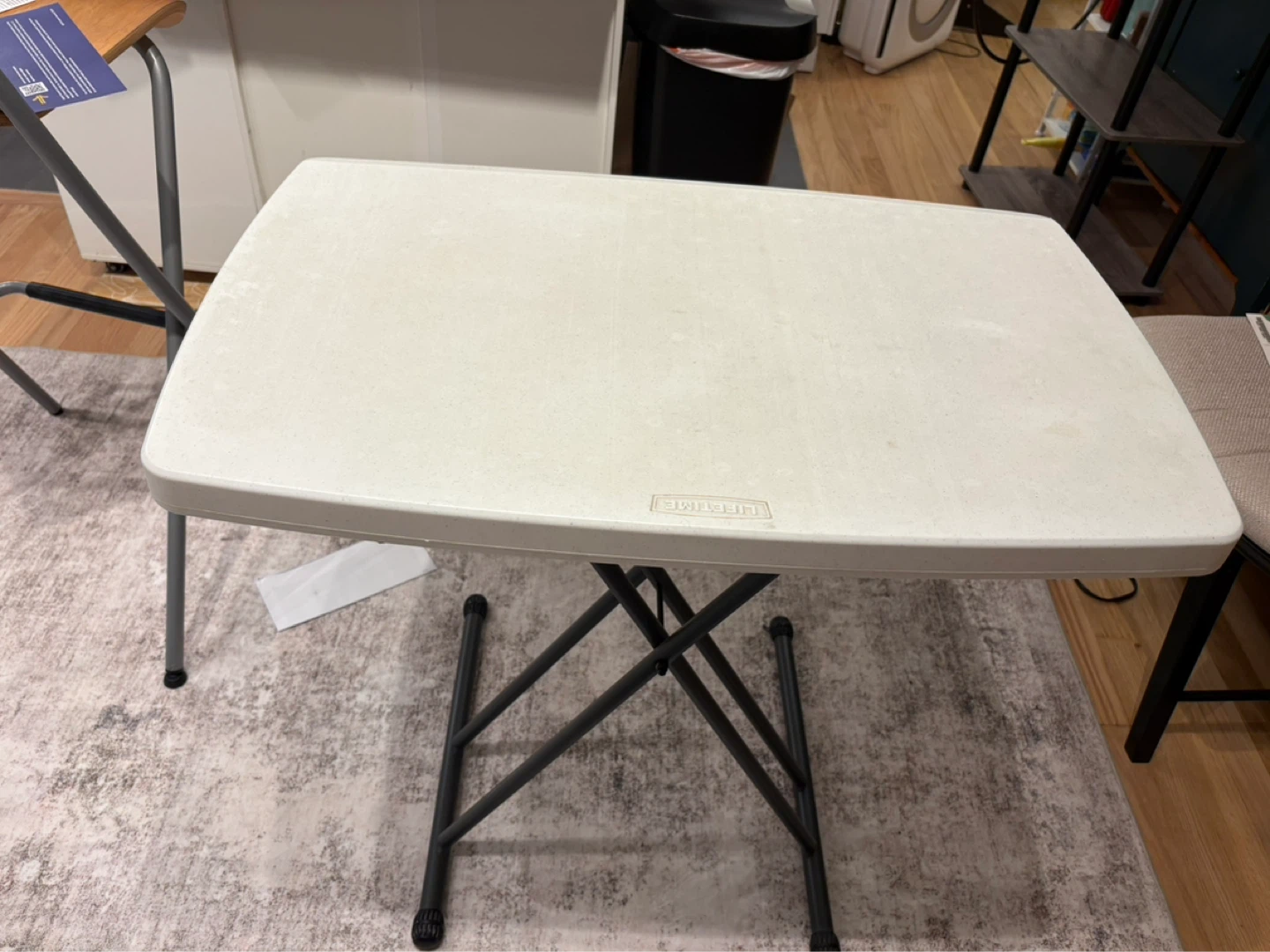 Lifetime small folding table/ tv tray table - photo 2