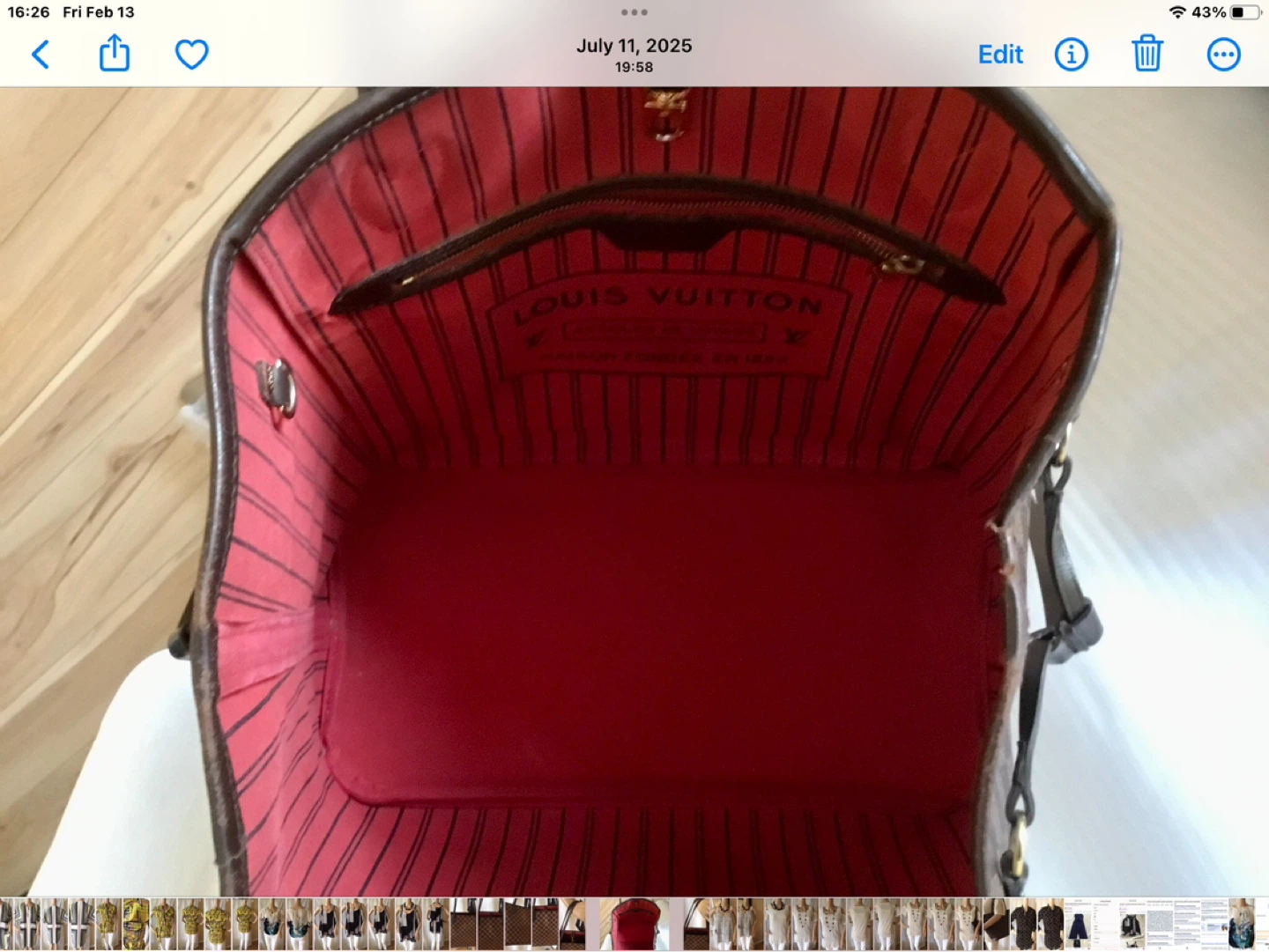 Louis Vuitton Neverfull Tote Bag MM Authentic - photo 3
