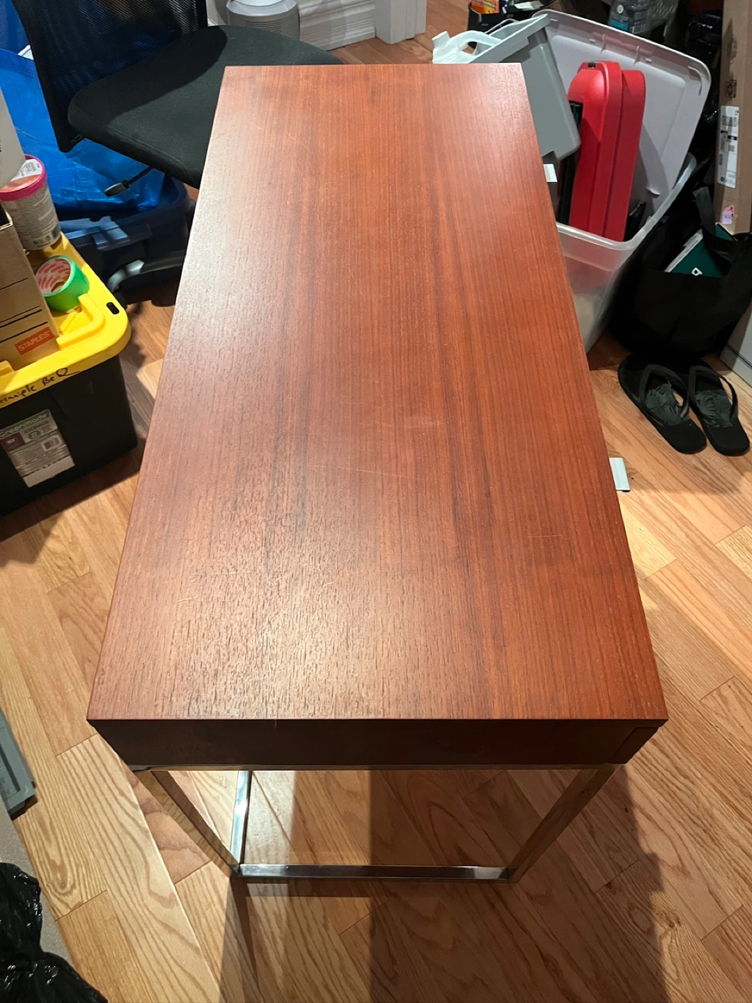 Wooden Desk with 2 Drawers - photo 3