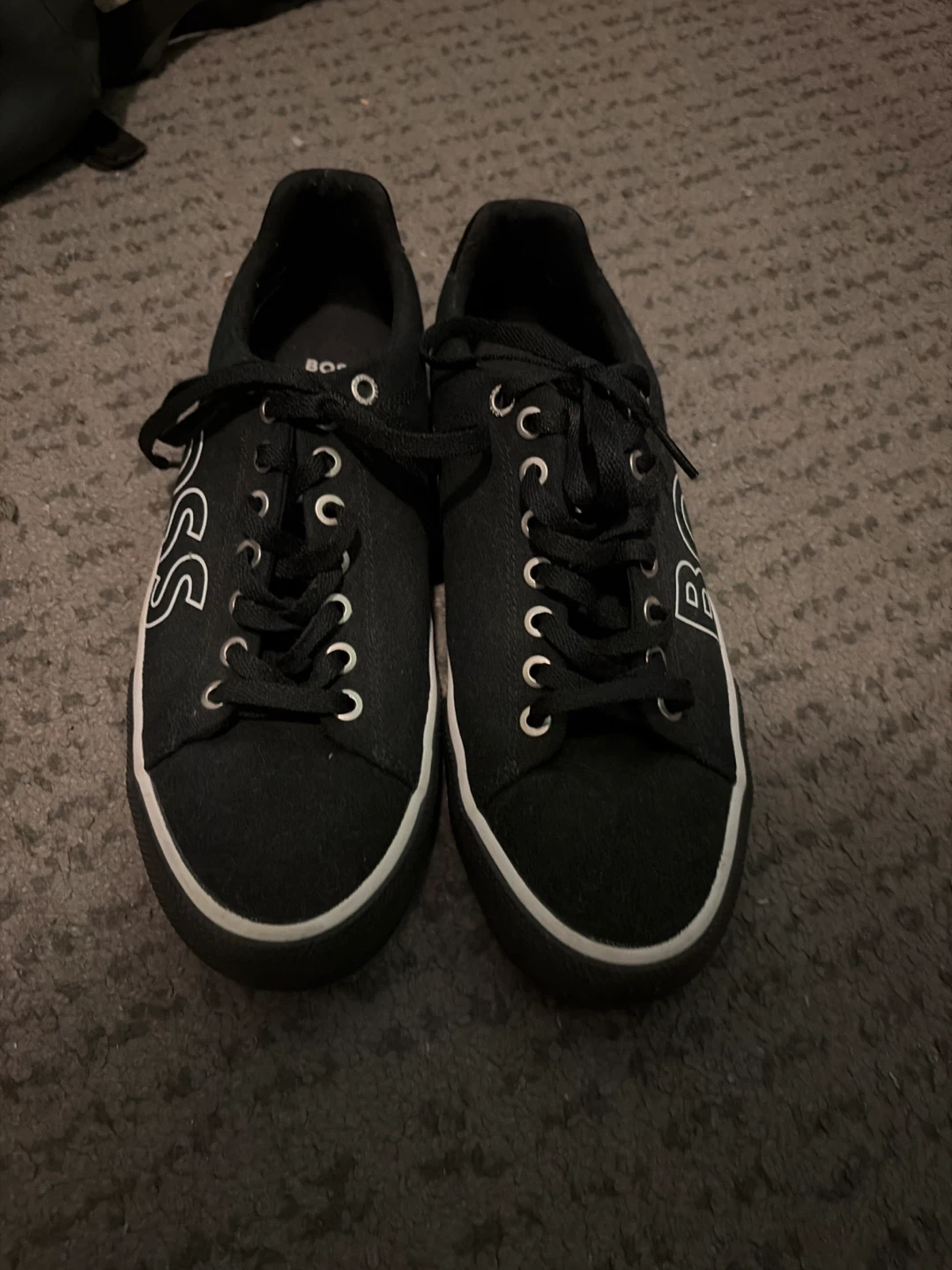 BOSS Men's Black Aiden Sneakrrs
