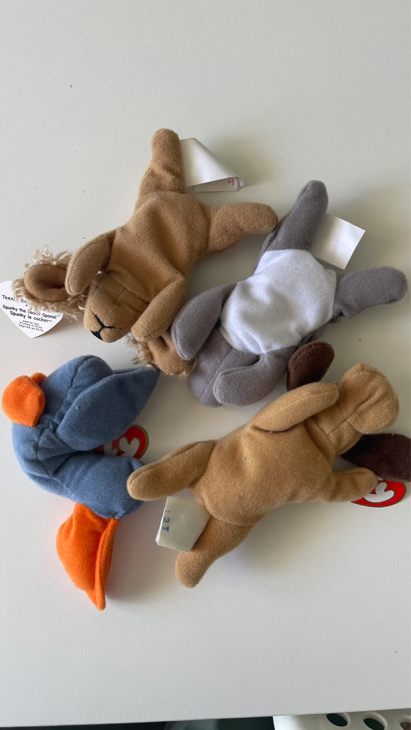 Vintage 90s Ty Beanie Babies Lot - Set of 4 - photo 2