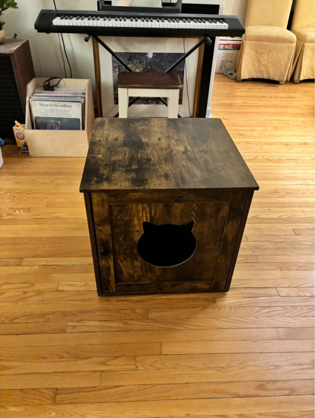 Cat Litter Box Furniture Enclosure
