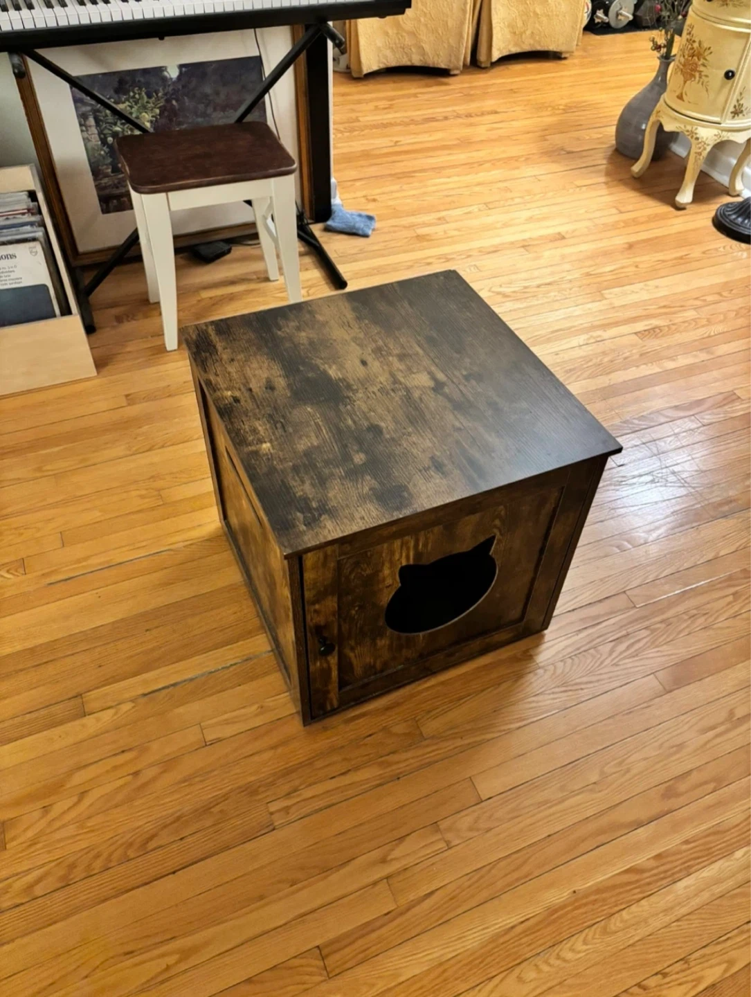 Cat Litter Box Furniture Enclosure - photo 2