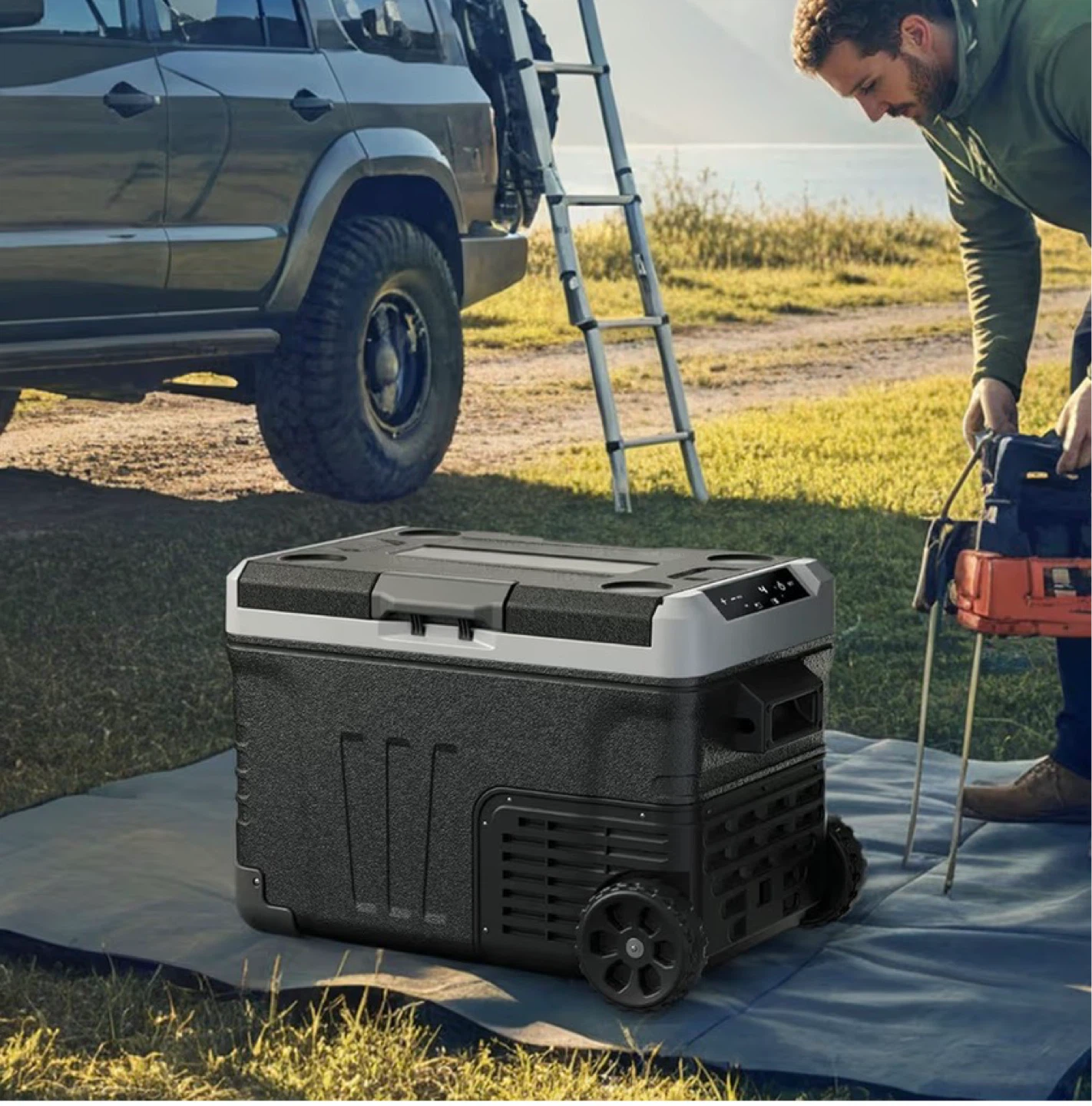 EUHOMY 53QT Electric Cooler, Portable Refrigerator - photo 2