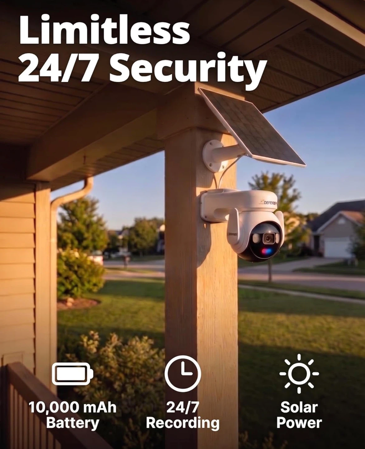 (New) Defender AI 4K Guard Wireless Battery Security Camera - photo 4