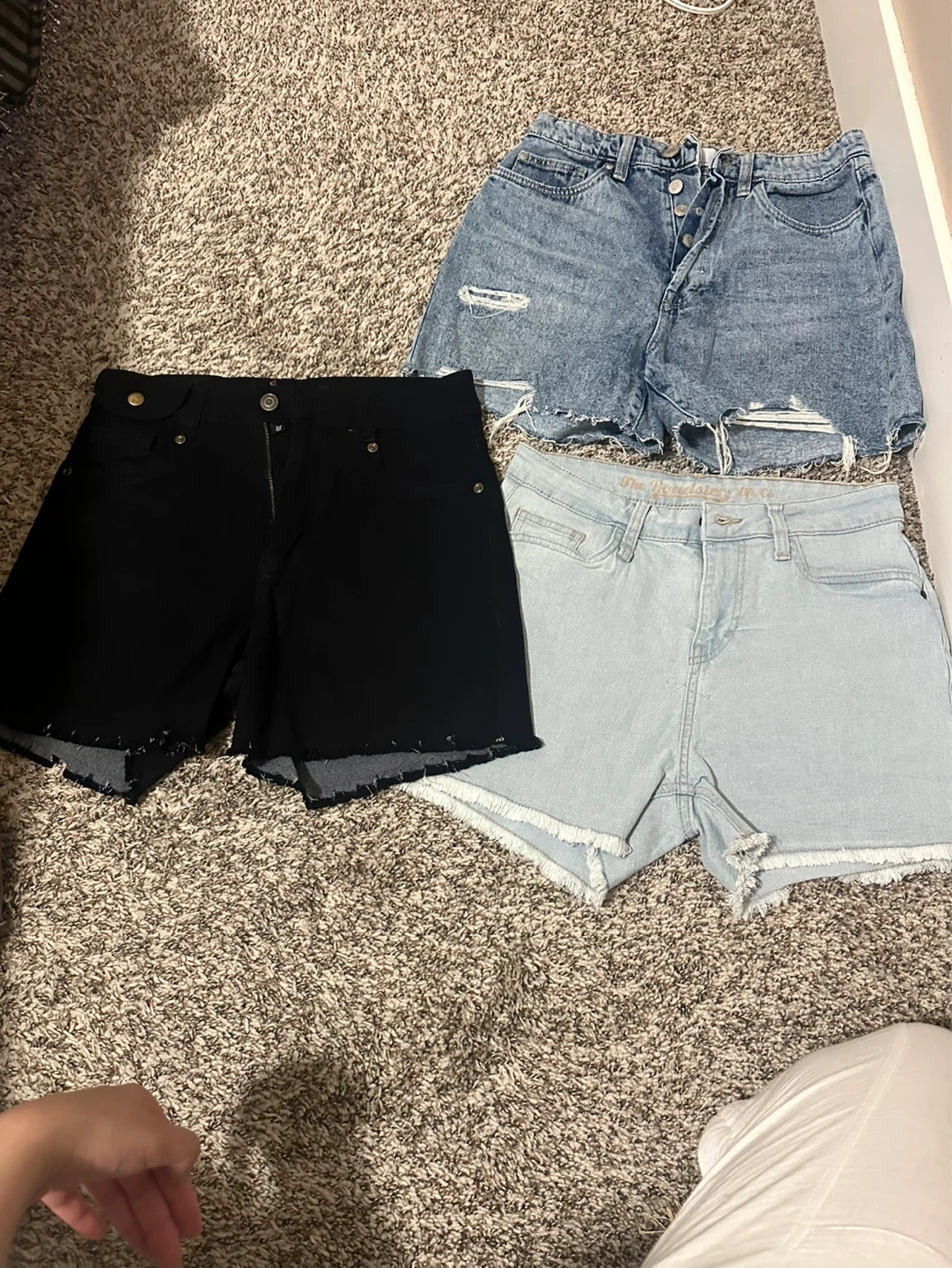3 Pairs of Women's Denim Shorts