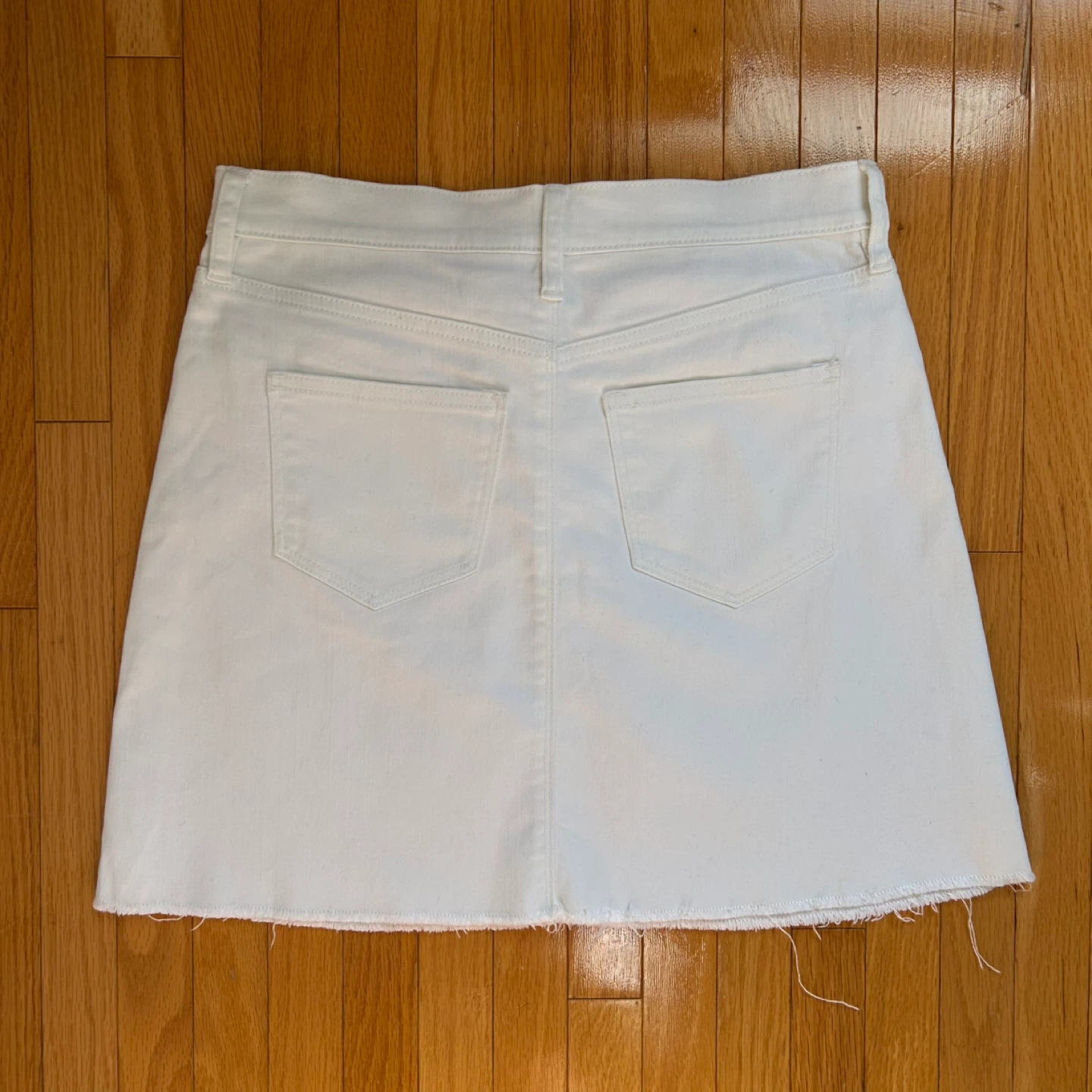 J. Crew White Denim Mini Skirt - photo 5
