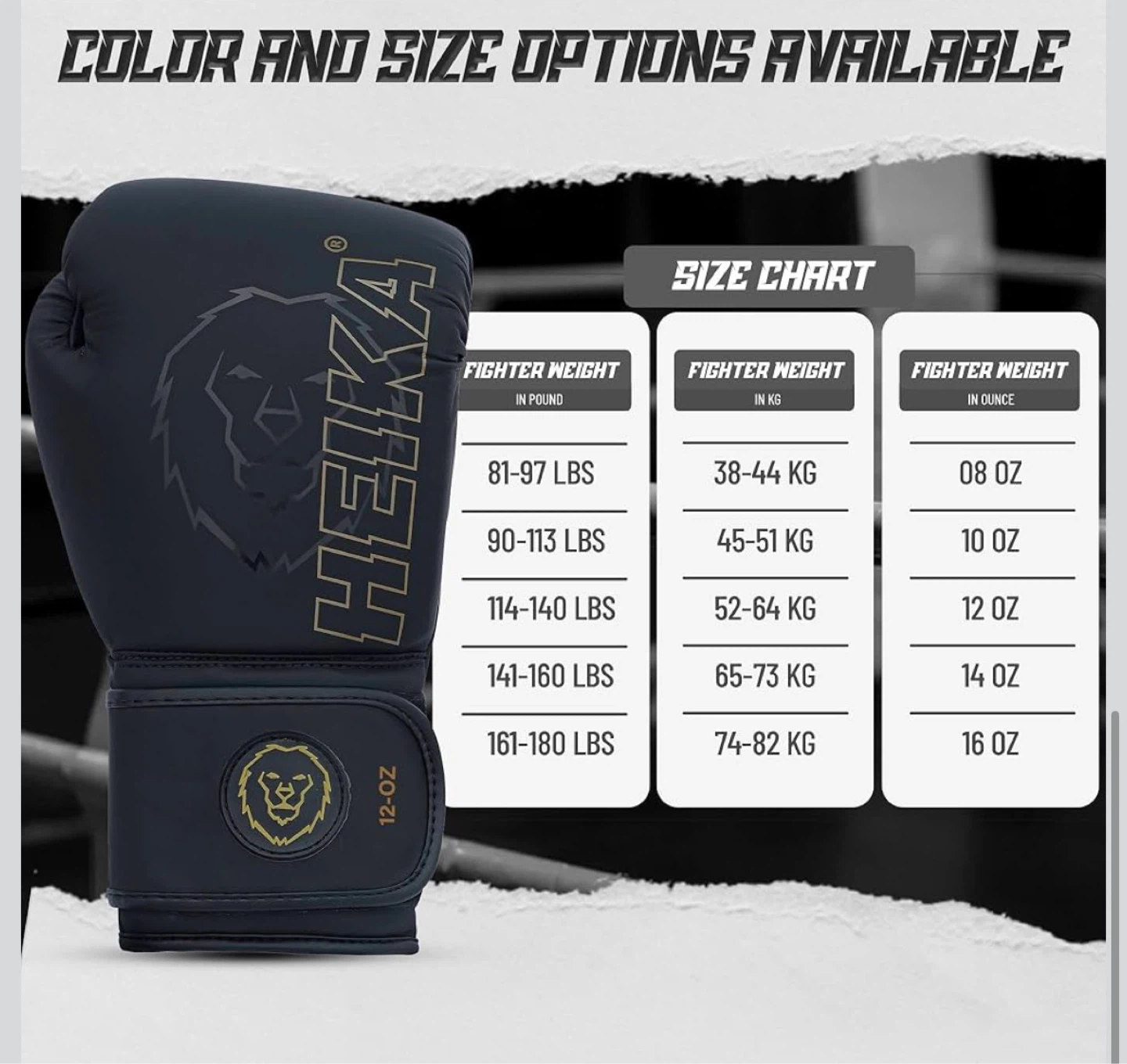 (New) Heika Boxing Gloves 12oz - photo 4