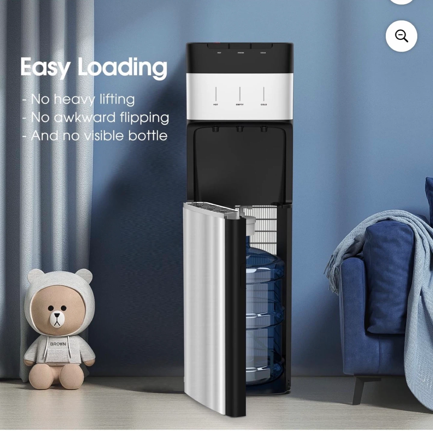 Bottom Loading Water Dispenser - Hot, Fresh, Cold - photo 3