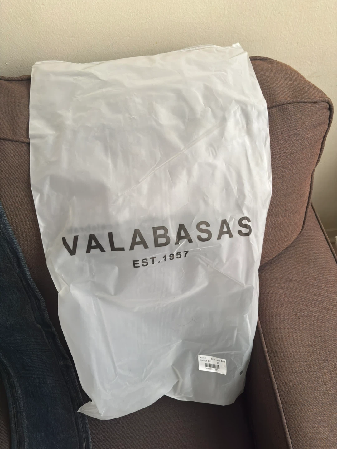 Valabasas Mr Flex Dirty Indigo Waxed Jeans Size 32 NWT - photo 3
