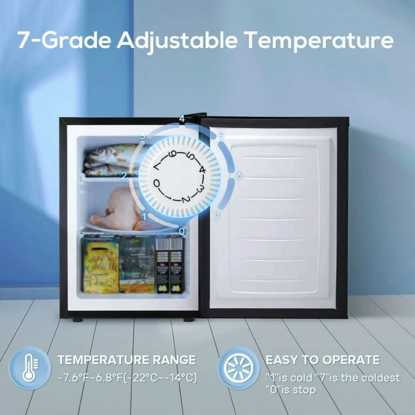 3.0 Cu.Ft Upright Freezer