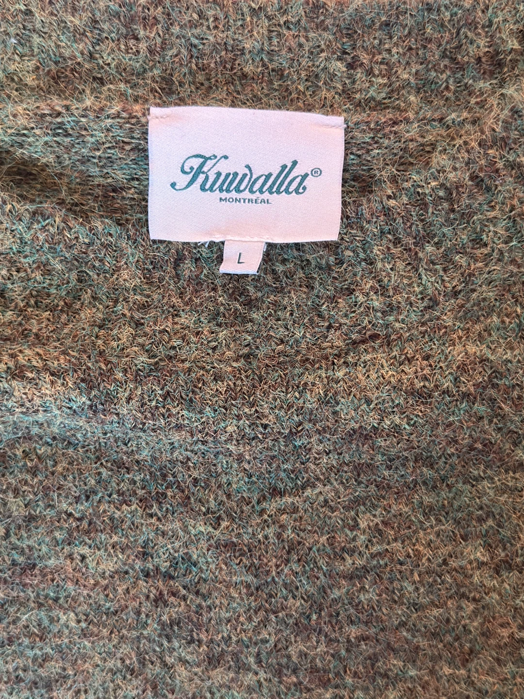 Kuwallatee Green Knit Crewneck. Size L - photo 2