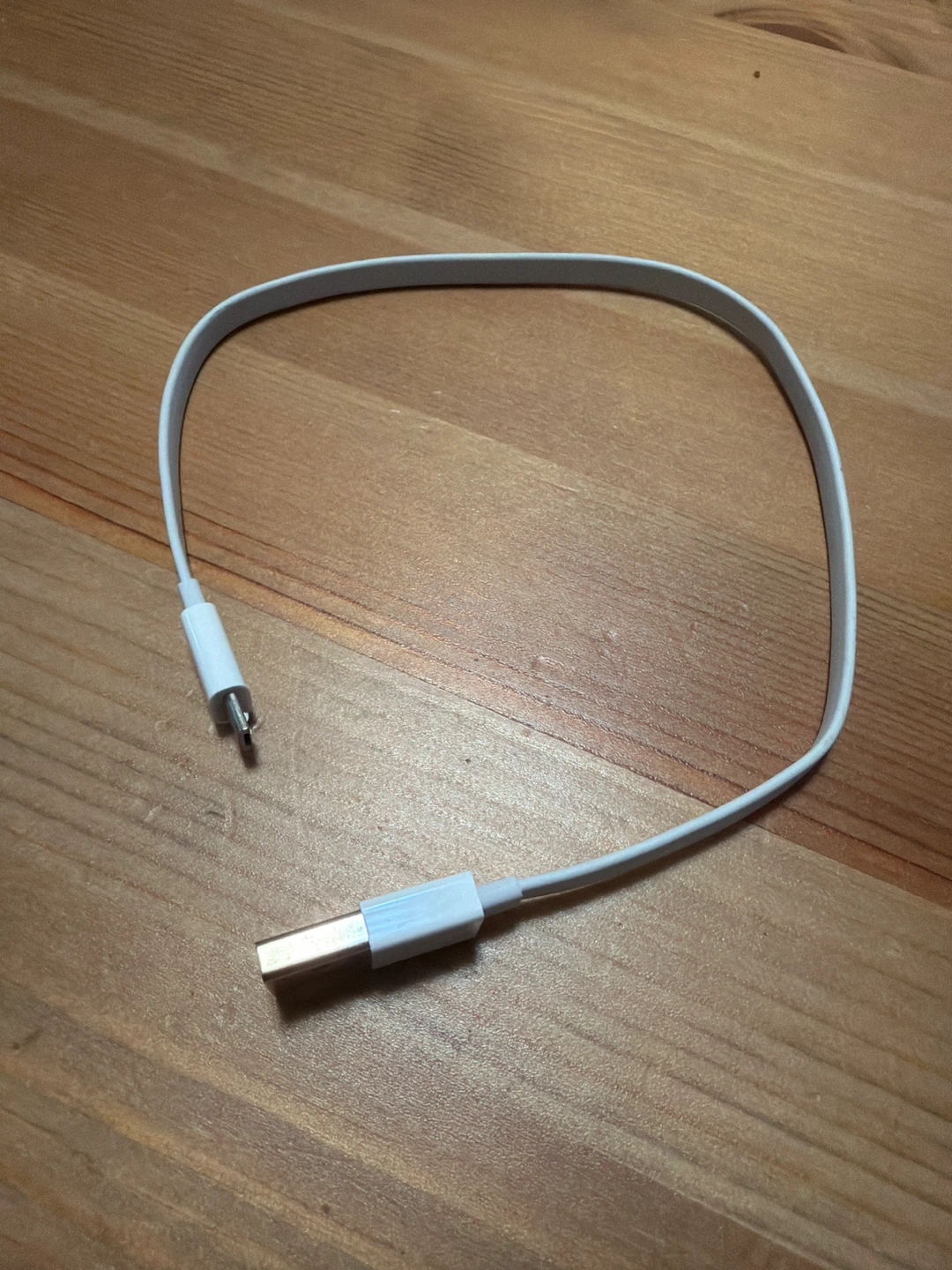 White USB micro Cable