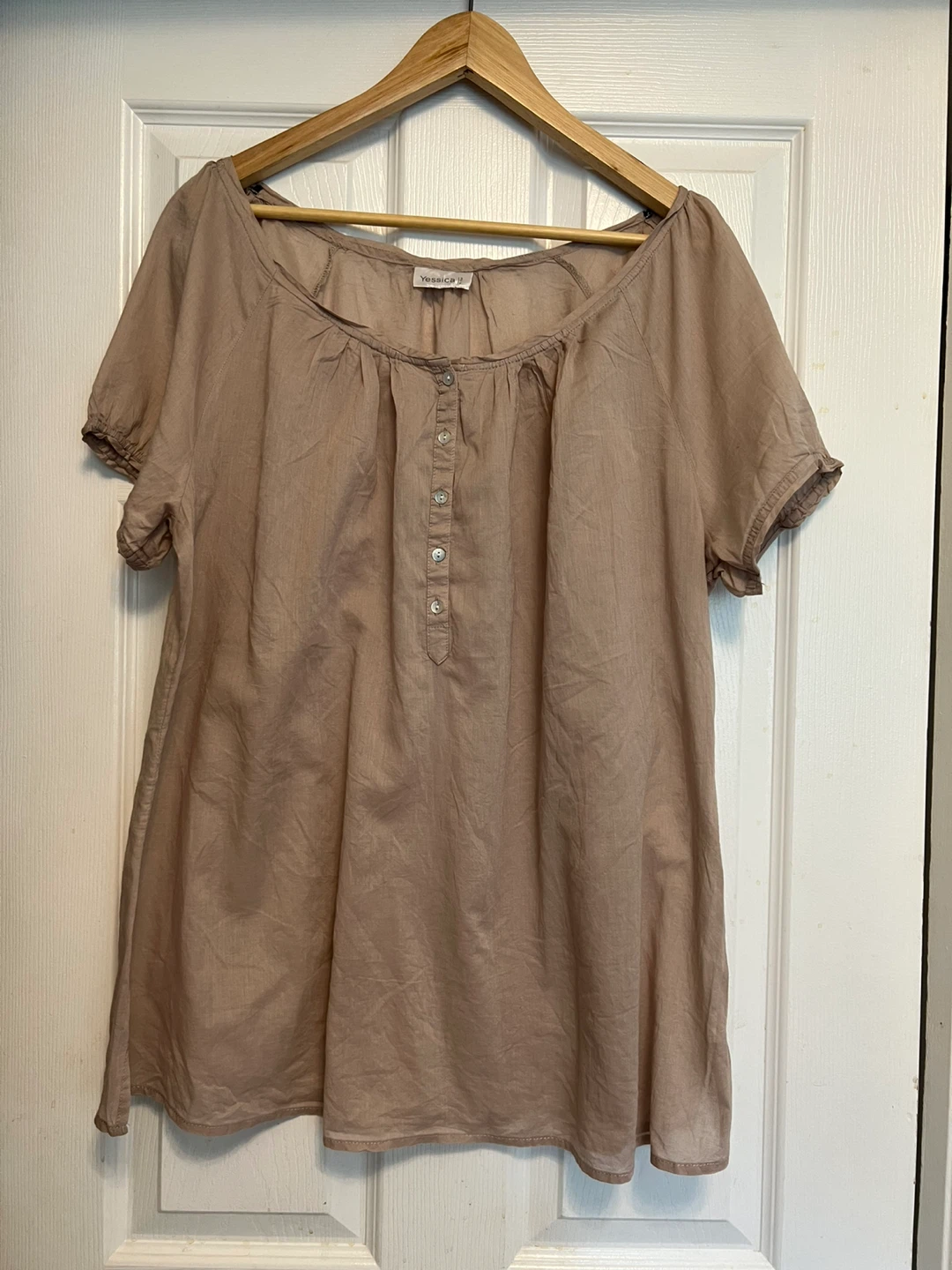 VINCIS Paris Linen Blend Tunic Top