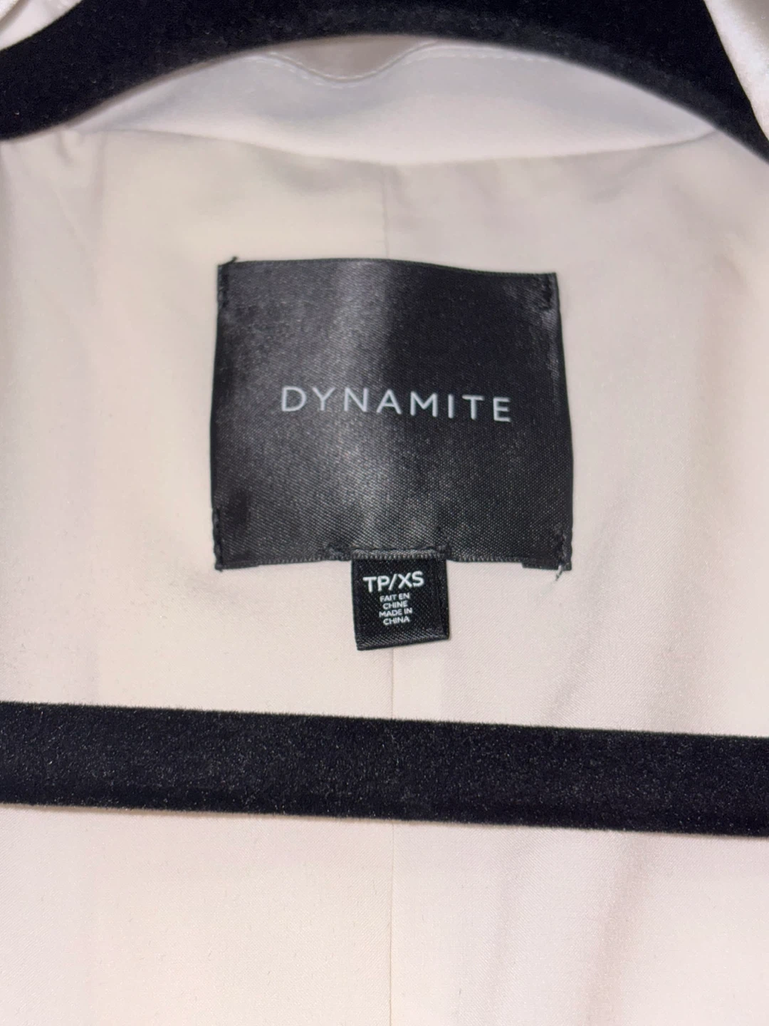 Dynamite Women's White Double-Breasted Blazer Dress XS - photo 3