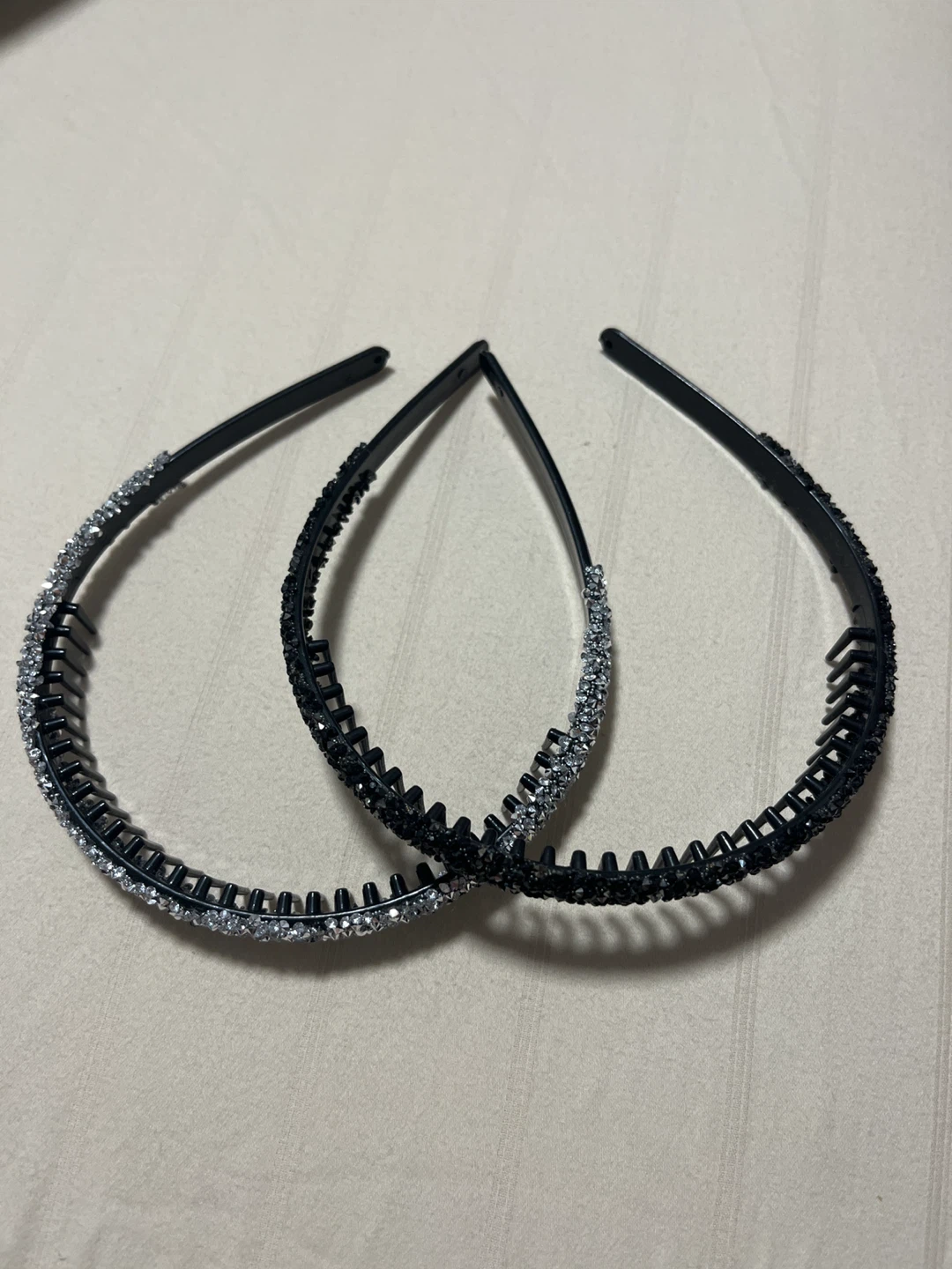 2 Black Headbands