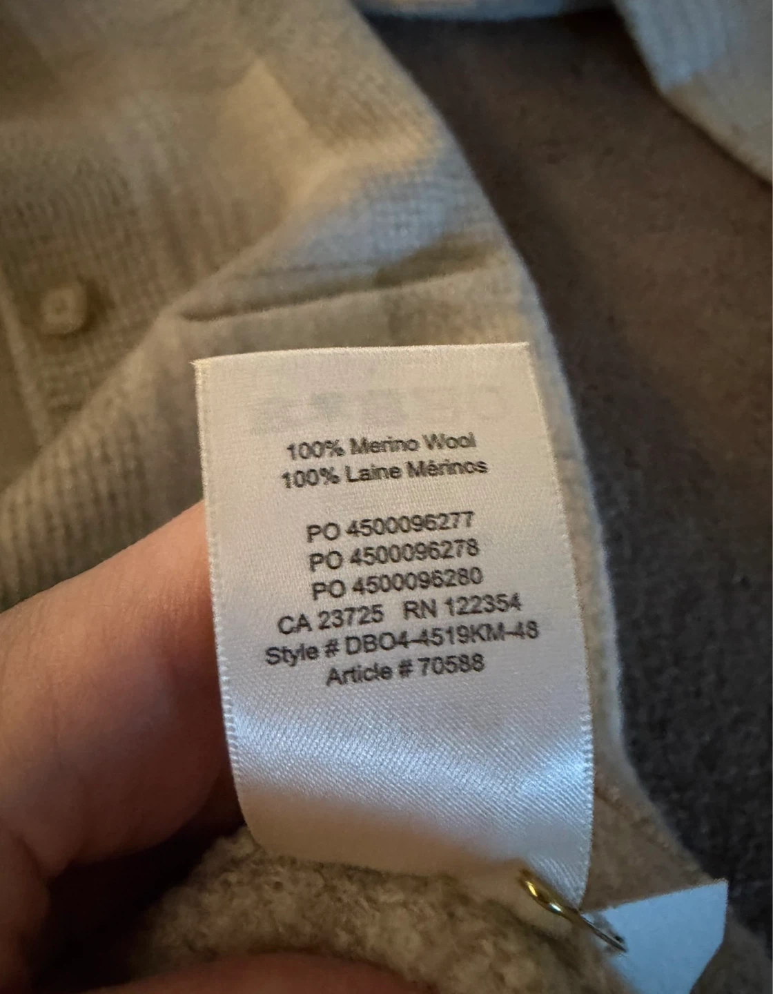 Wilfred Plaid Merino Wool Coat - photo 5