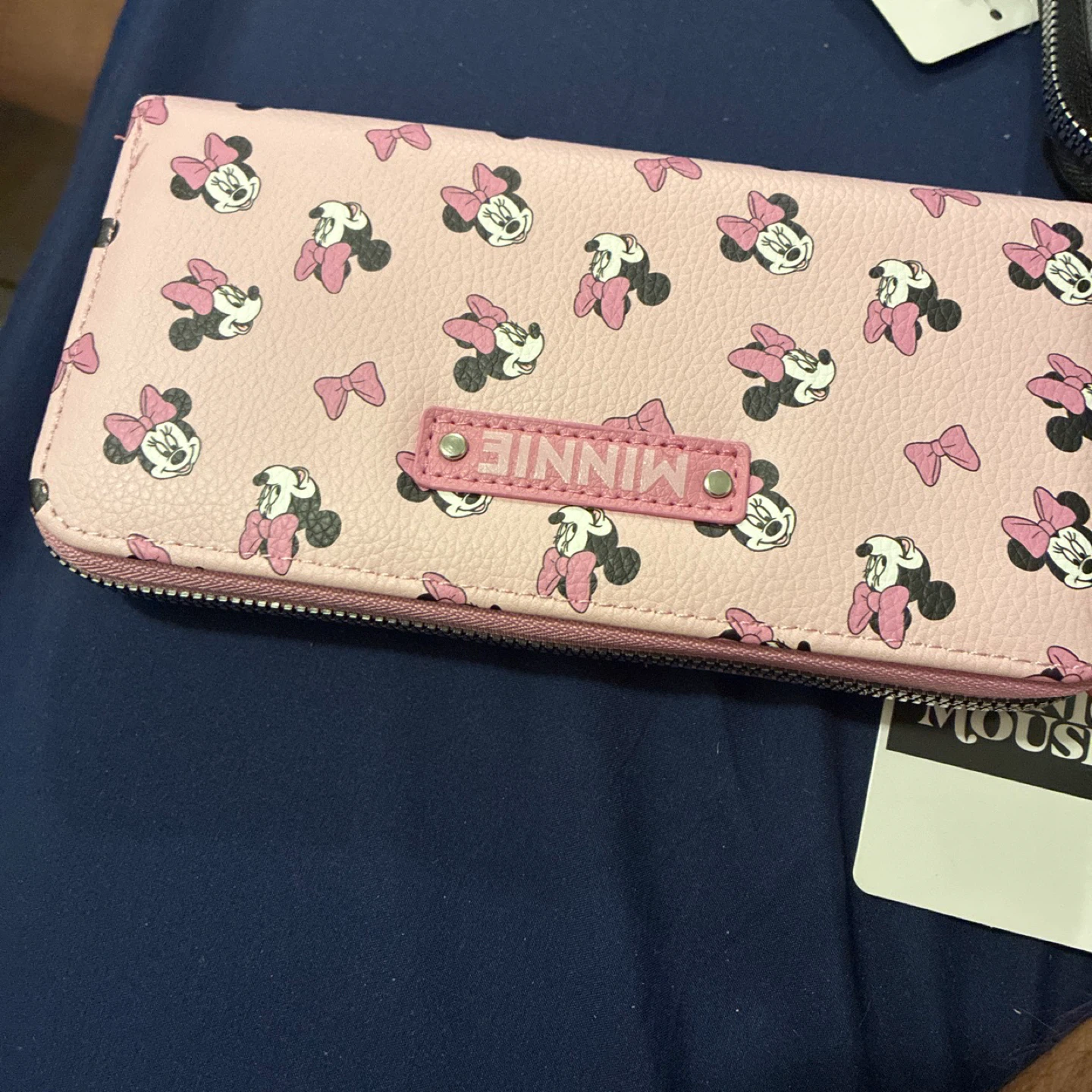 Minnie Mouse Pink Zipper Wallet