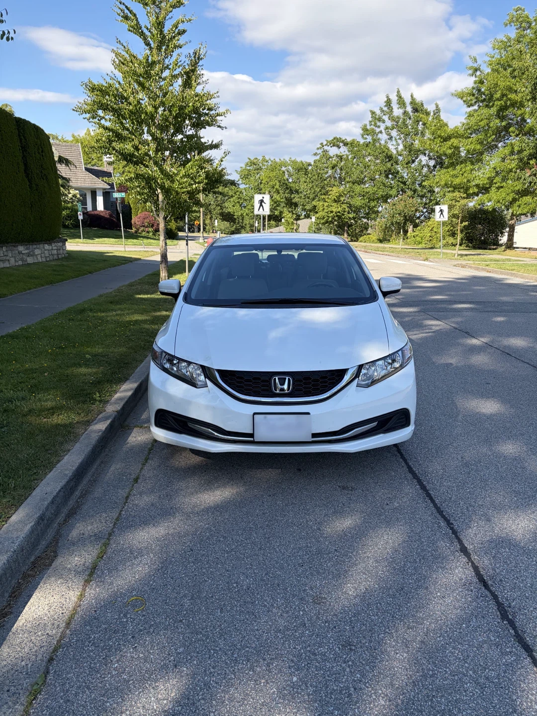 White Honda Civic 2014 - photo 2