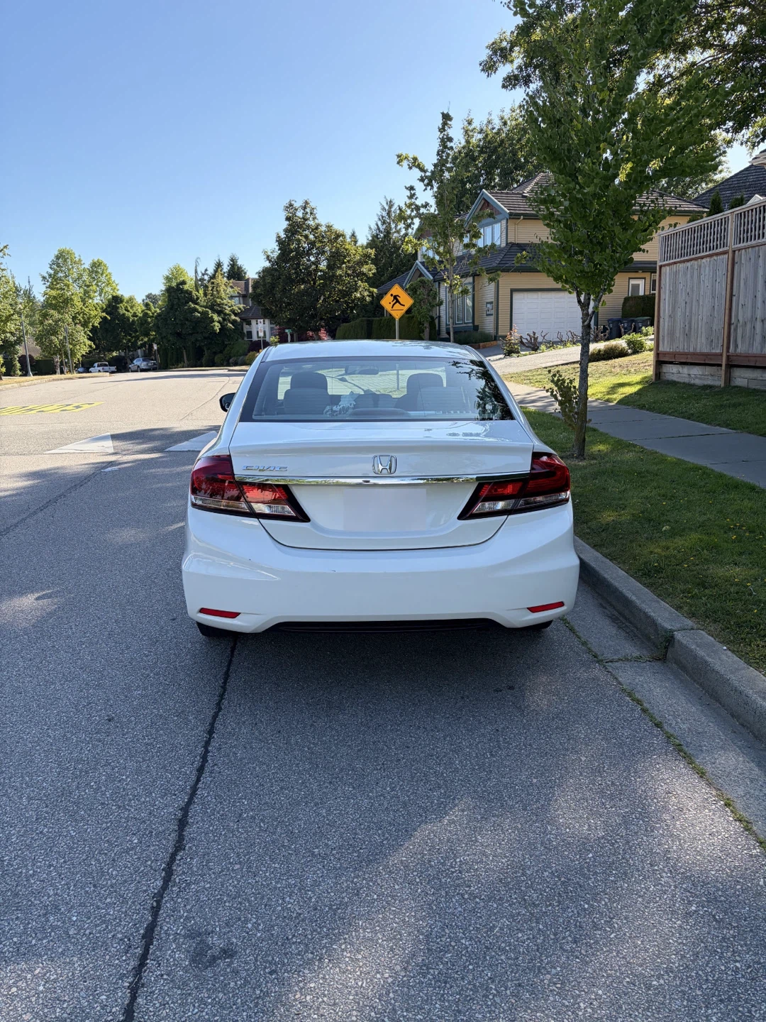 White Honda Civic 2014 - photo 4