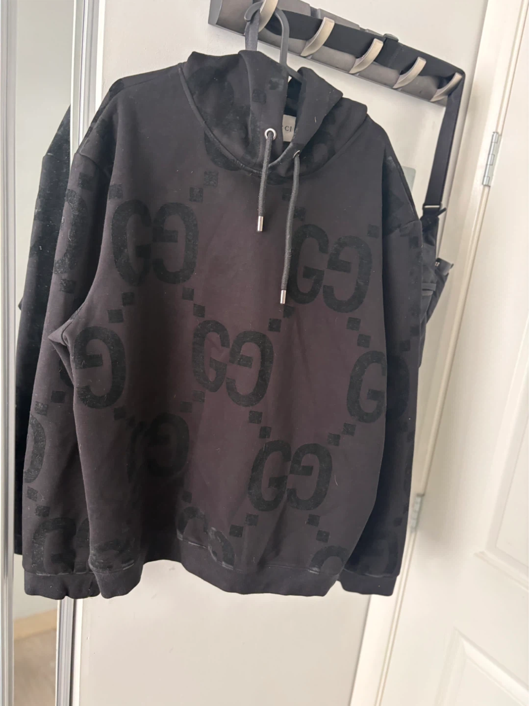 Gucci Jumbo GG Cotton Jersey Hoodie