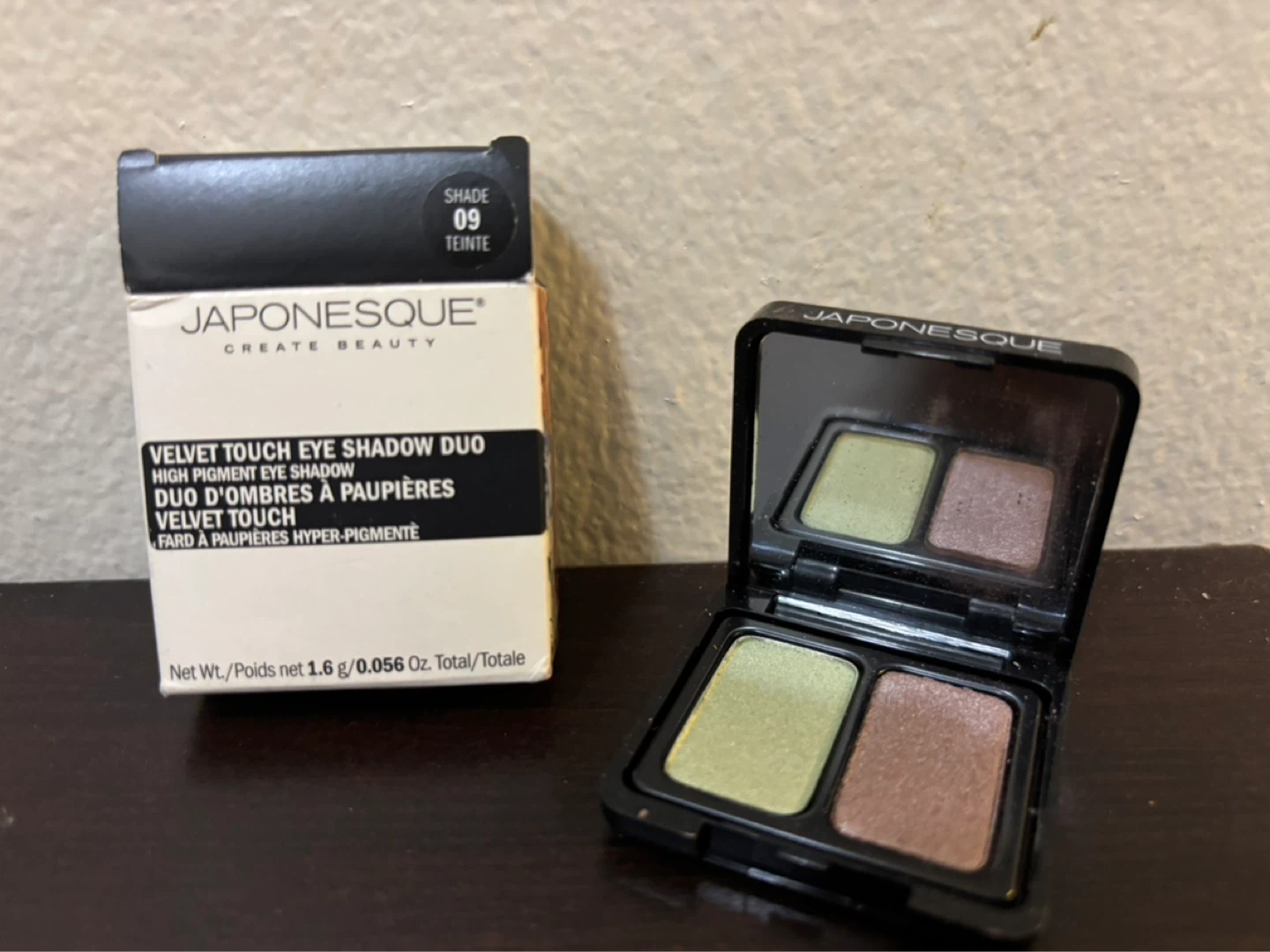 NEW-Japonesque Velvet Touch Eye Shadow Duo Shade 09