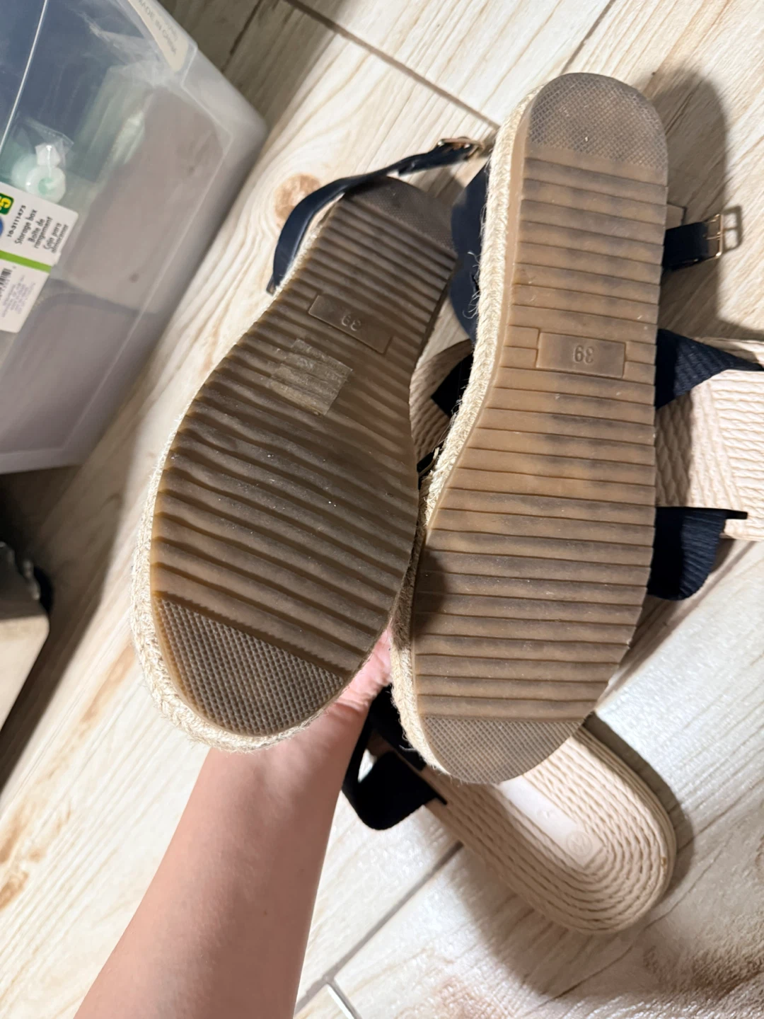 Women's Espadrille Sandals and Bow Slides size 9 and 8 - photo 3